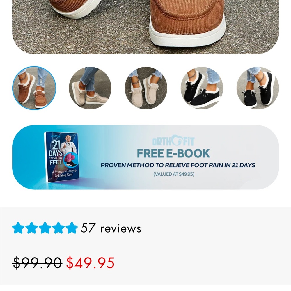 Orthofit Winter Comfort Shoes - Picture 5 of 5